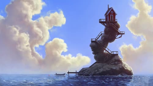 House at sea