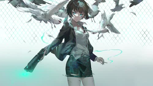 akane tsunemori psycho pass desktop wallpaper 