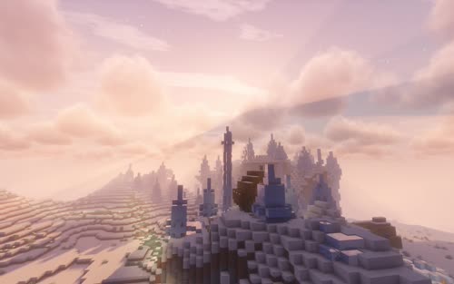 [Minecraft]雪地农村