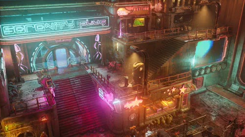 the ascent game cyberpunk city live wallpaper
