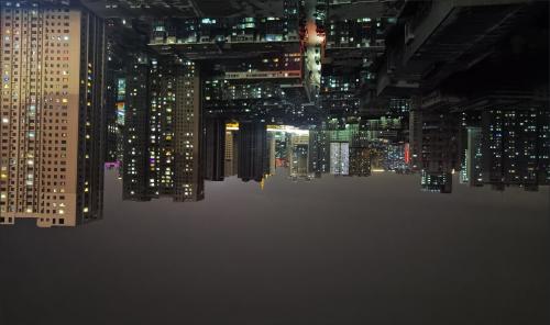 Upside-down city