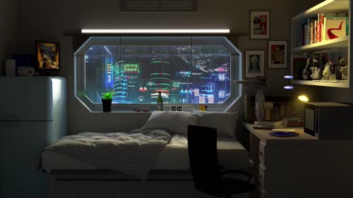 Futuristic Room Apartment