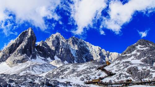 雪山 ⑤ Snowy Mountain 4K